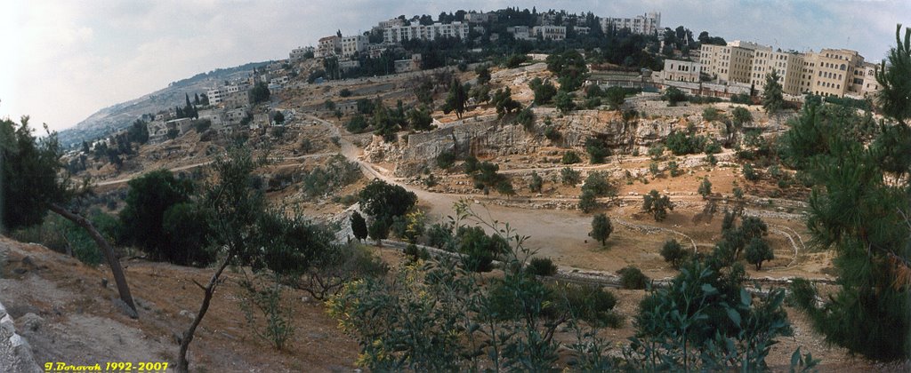 Gehenna or Valley of Ben­-Hinnom, Jerusalem (OCT-1992), Иерусалим