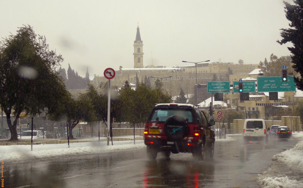 Snow in Jerusalem (30-JAN-08) #0, Иерусалим