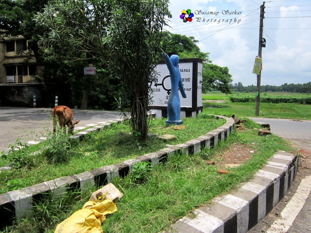 Usthi Hatuganj Crossing. Usthi. 22-07-2014, Бхатпара
