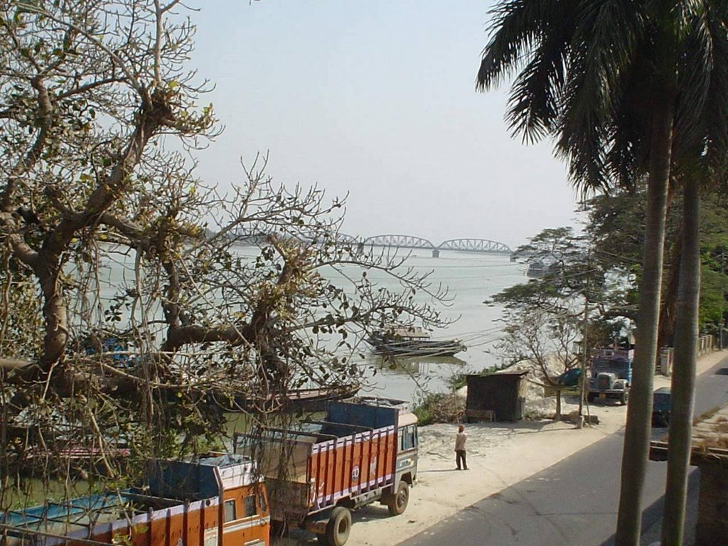 Bally Bridge - Viewed from Doltola, Uttarpada., Камархати