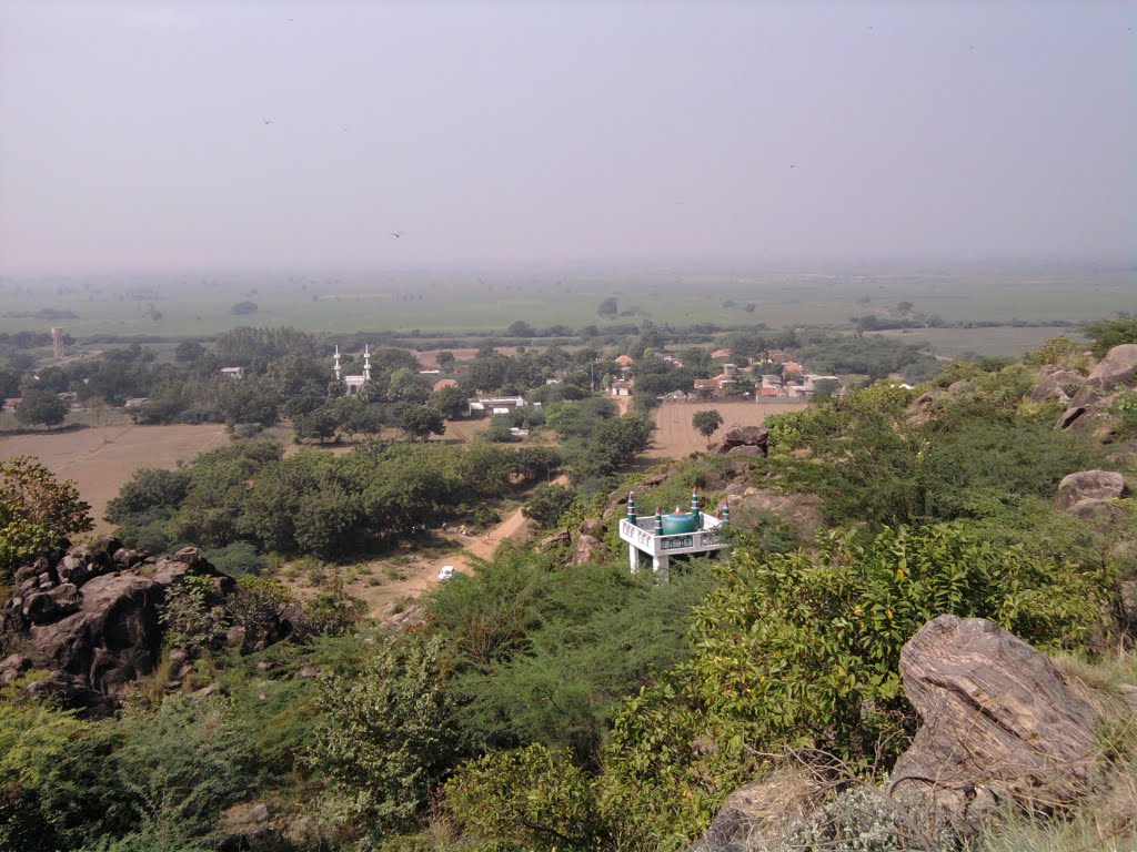 Chengizkhanpet as seen from Hill top, Нандиал
