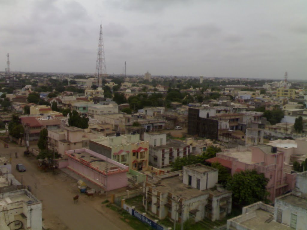 City view-Surendranagar from Ajramar building, Бхуй