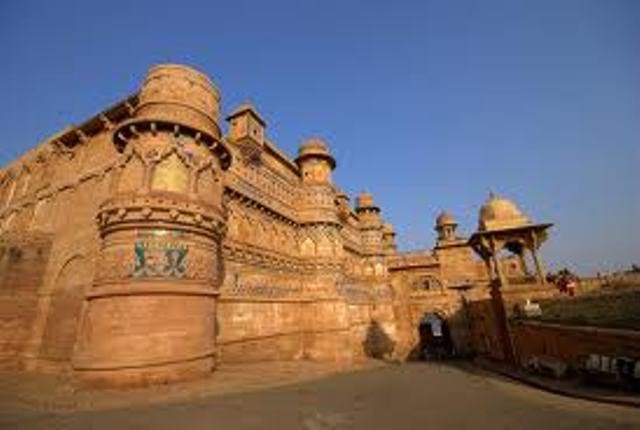 Gwalior Fort, Gwalior, Madhya Pradesh, India, Гвалиор