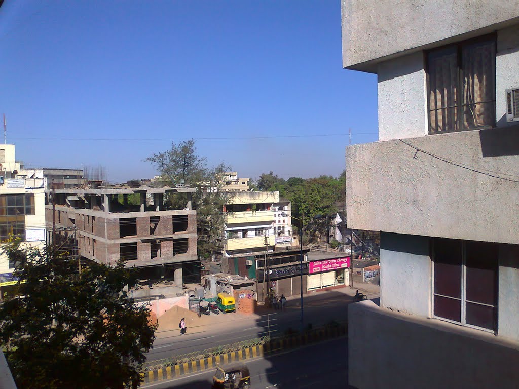 View from Shreemaya Hotel Room, Индаур