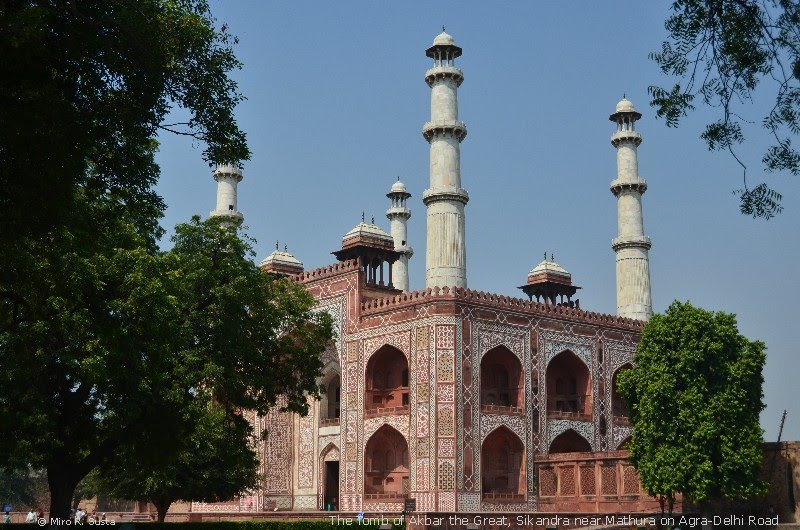 The Tomb of Akbar the Great - Sikandra, India, Мау