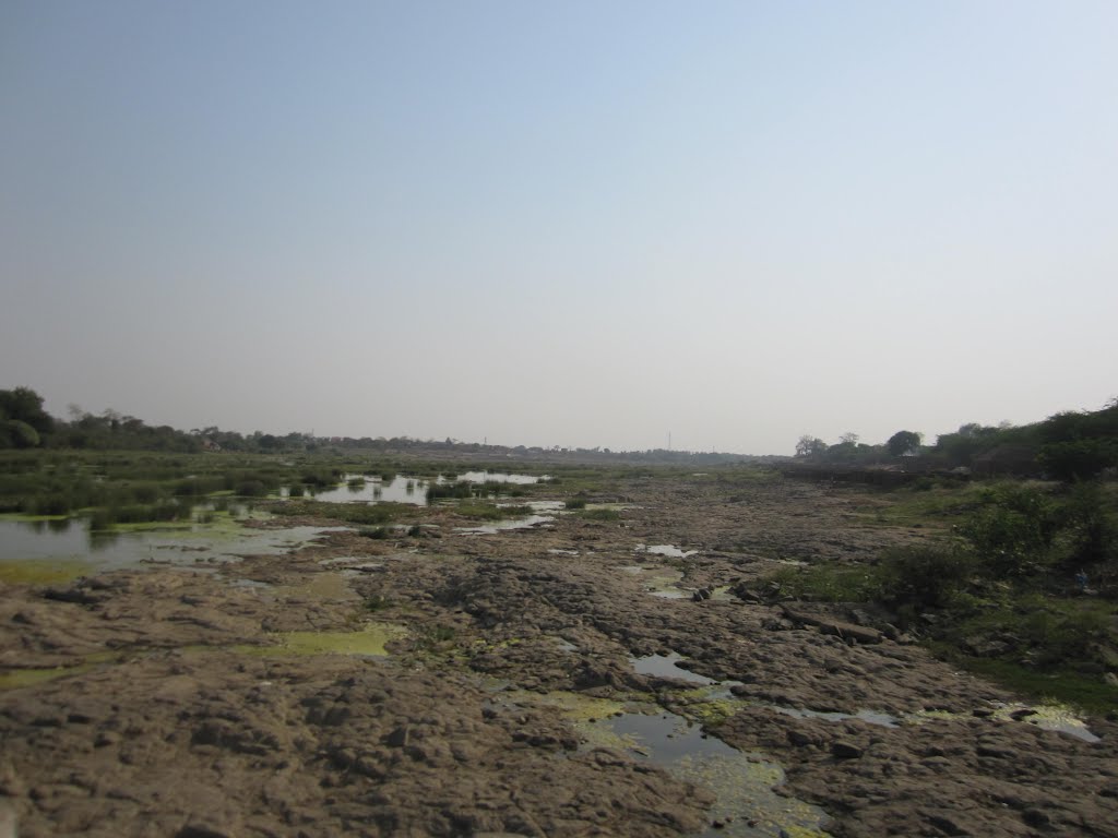 Wardha River from Bridge, Pulgaon, Wardha District, Maharashtra, Вардха