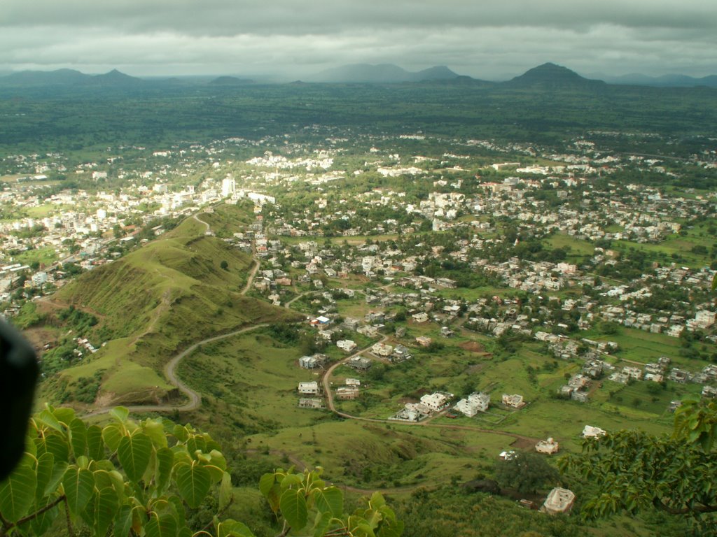 Shahunagar, Satara - From Ajinkyatara Fort, Сатара