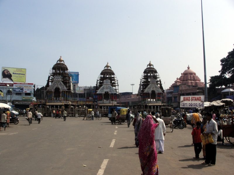 The temple cars, Puri, Пури