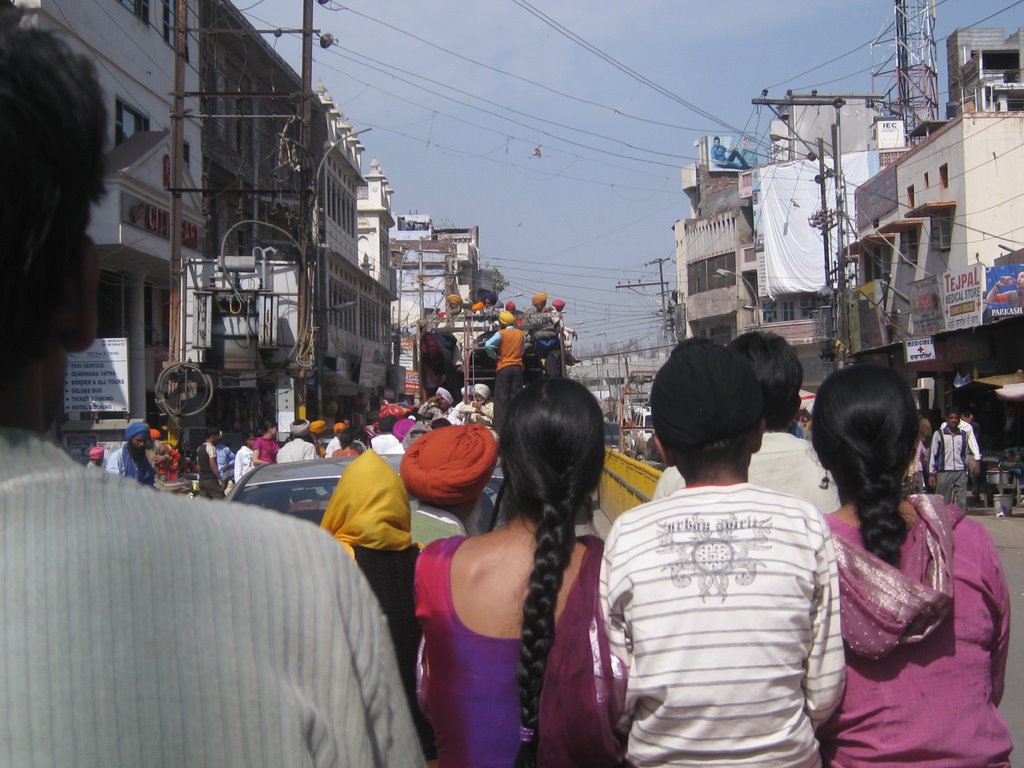 Calle en Amritsar, Амритсар
