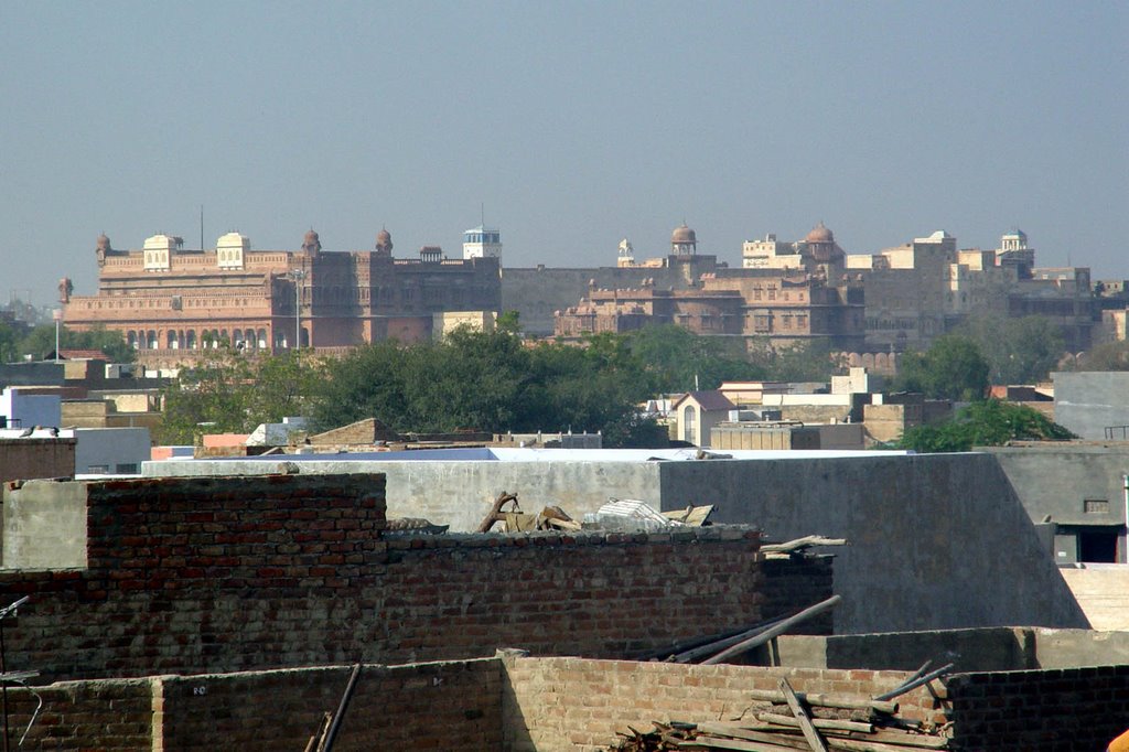 view on the fort in bikaner, Биканер