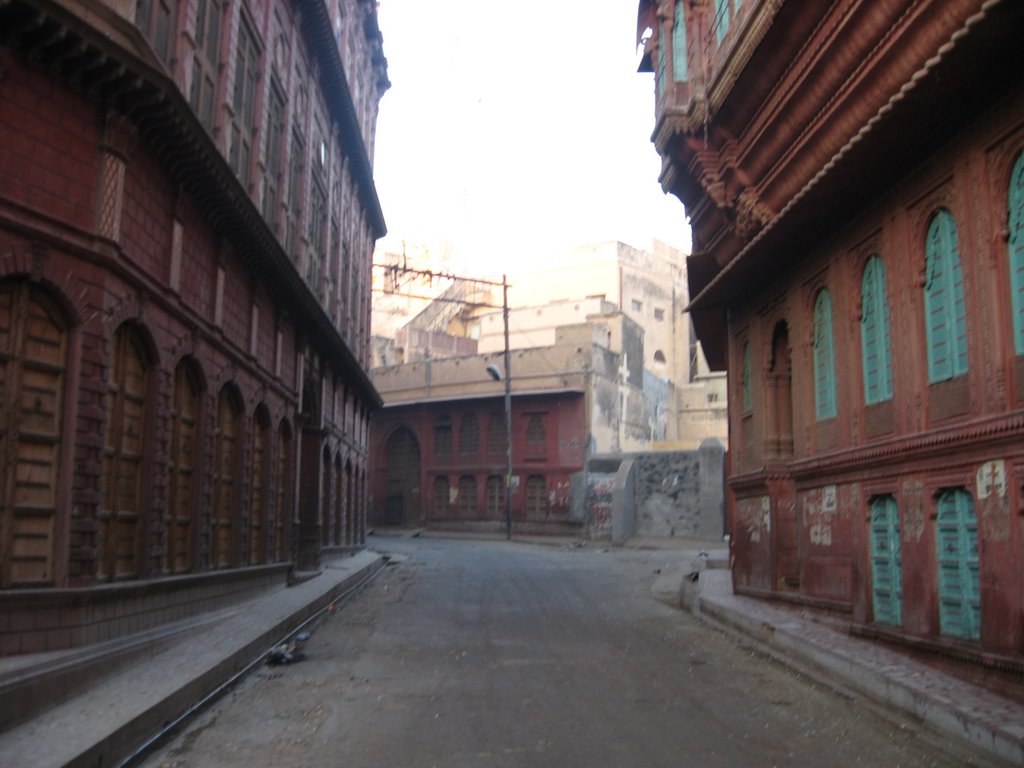 streets of the old city of bikaner, Биканер