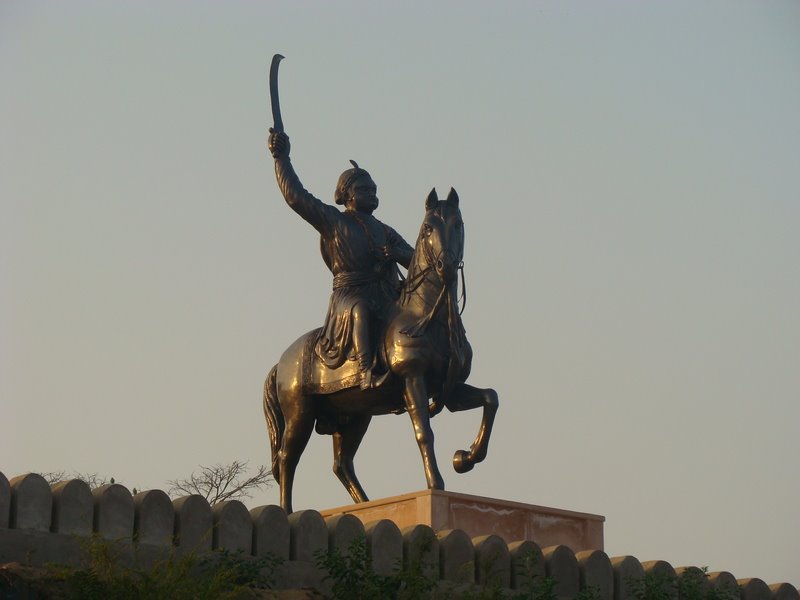 Statue of Maharaj Surajmal of Bharatpur, Бхаратпур