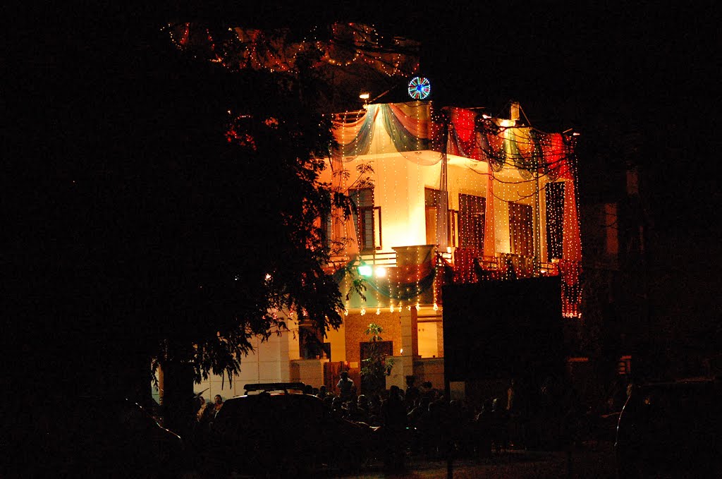 DPAK MALHOTRA, nice house decor with lights, Gandhi Nagar, Bhilwara main city, Bhilwara 311001, Rajasthan, Bharat, Бхилвара