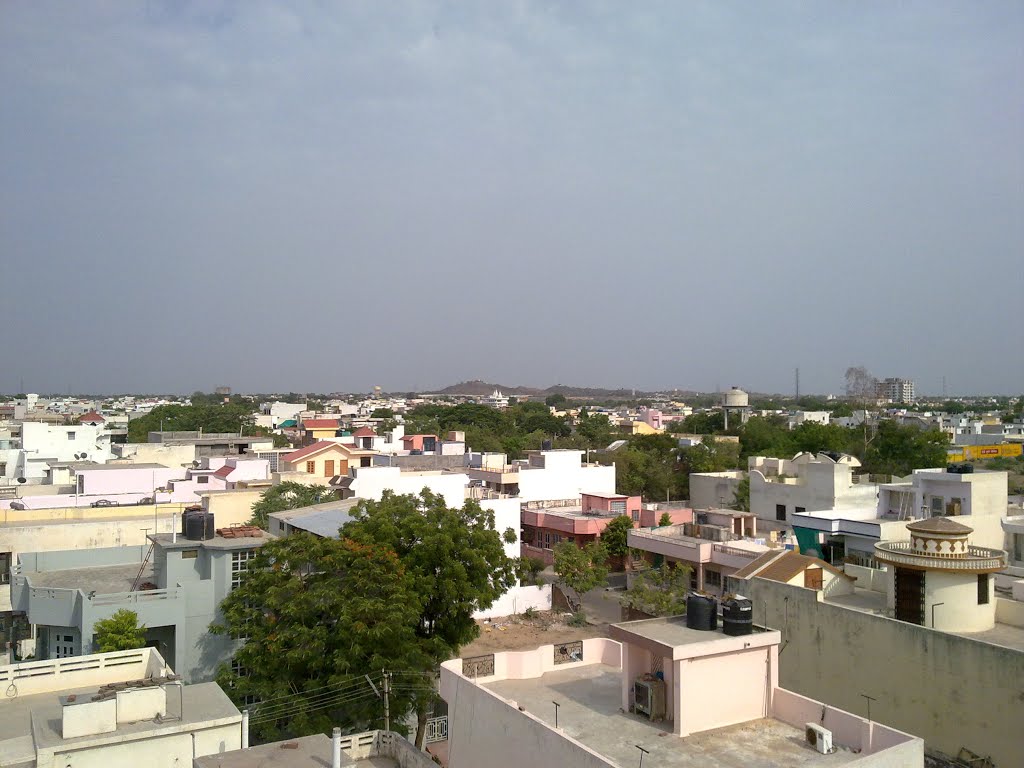 Panoramic view of Bhilwara, Бхилвара