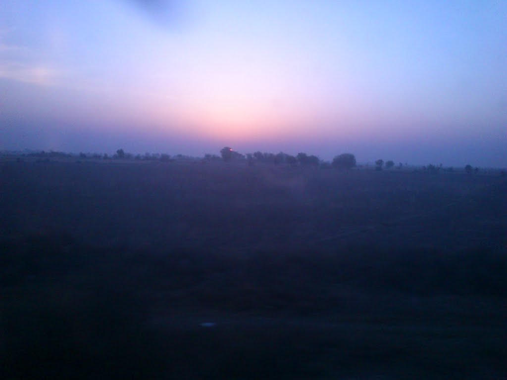 Sunrise at outskirts of chaksu, Кота