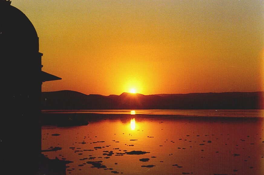 Udaipur 1980 Lake Picola sunset...© by leo1383, Удаипур