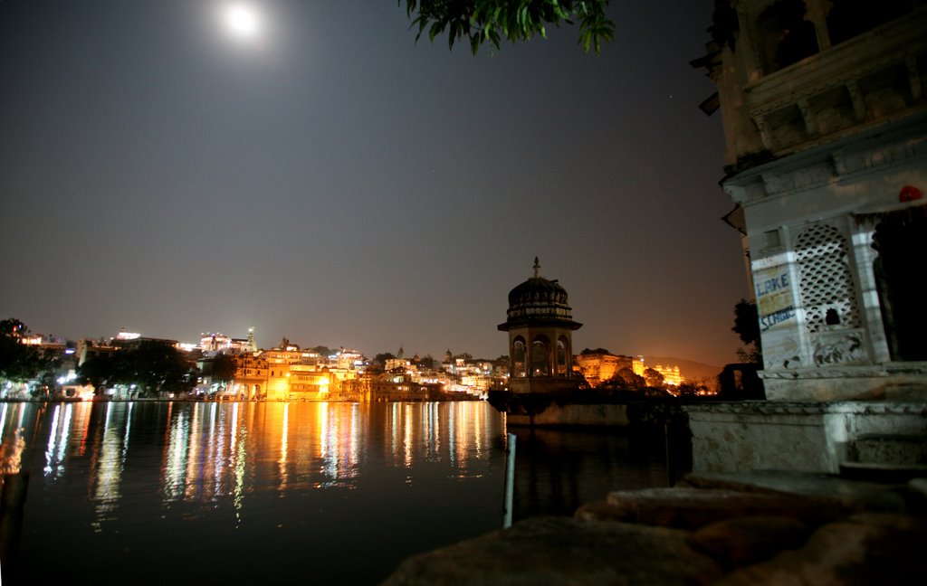 Udaipur by night, Удаипур