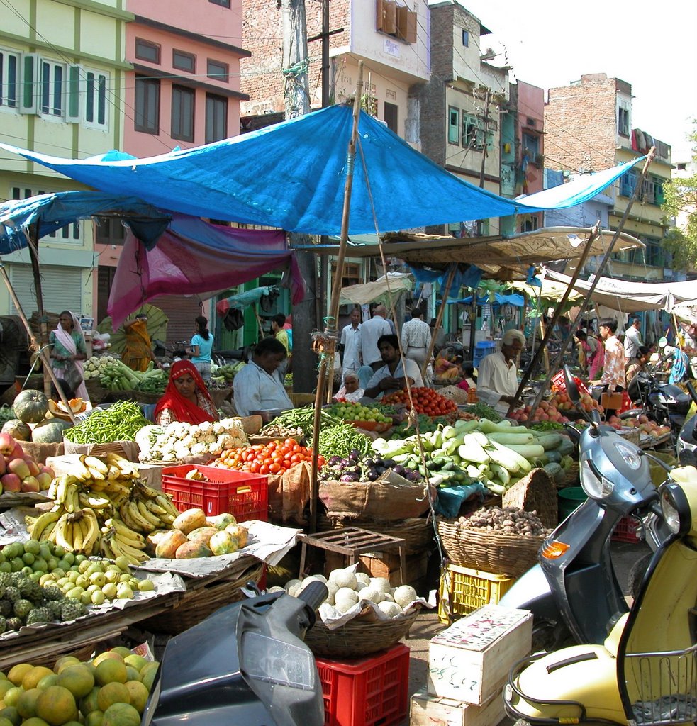 mercato della frutta, Удаипур