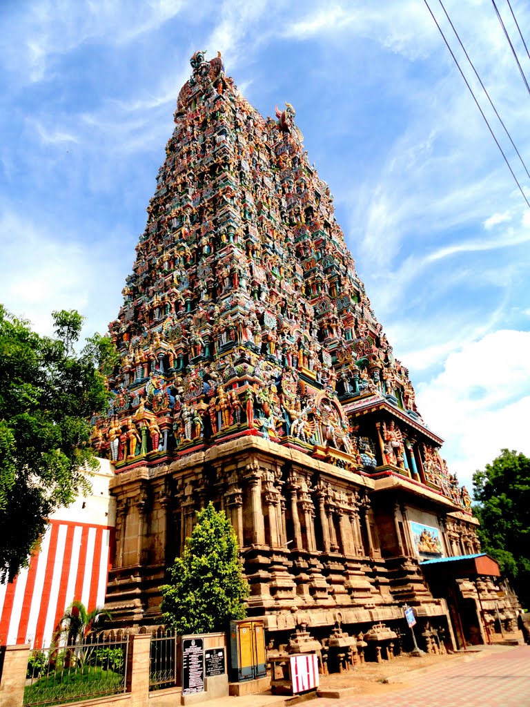 Temple at Minakshi Temple Complex, Madurai, Мадурай