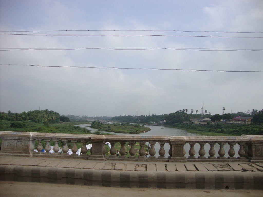 9099 தாமிரபரணி ஆறு   திருநெல்வேலியில்  - Tamiraparani River at Thirunelveli, Тирунелвели