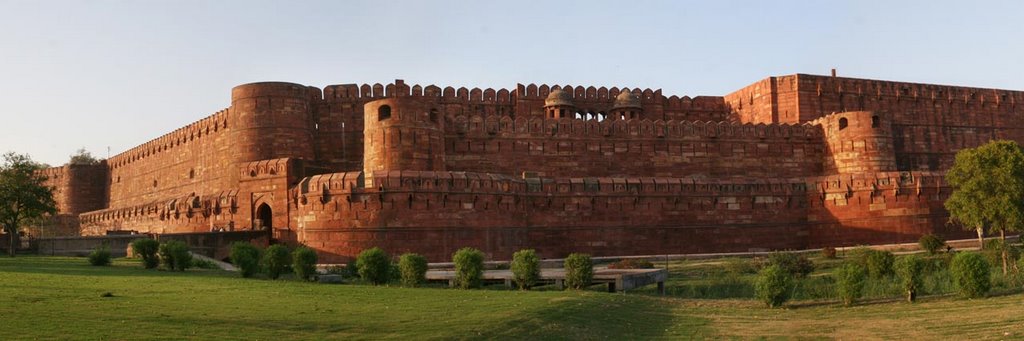A Panorama of Agra Fort, Агра