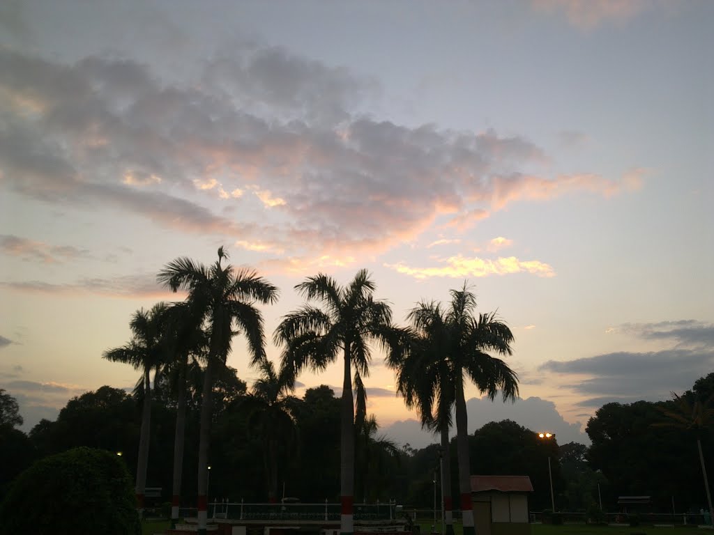 Μια άποψη το απόγευμα από το πάρκο, Аллахабад