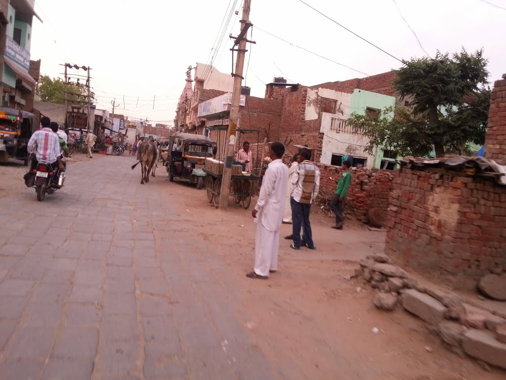 Road towards Dadri Gate at  Dhana Ladanpur - Bhiwani Road Dist. Bhiwani Haryana, Бхивани