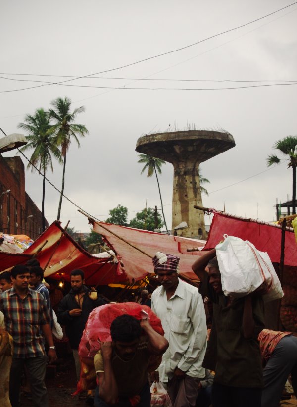 Vegetable Market and Surroundings, Kalasipalya, Бангалор