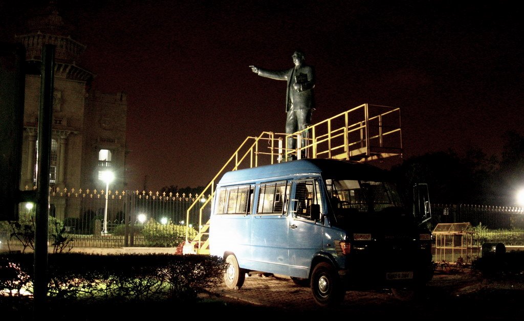 Protection. Dr Ambedkar Statue, Бангалор