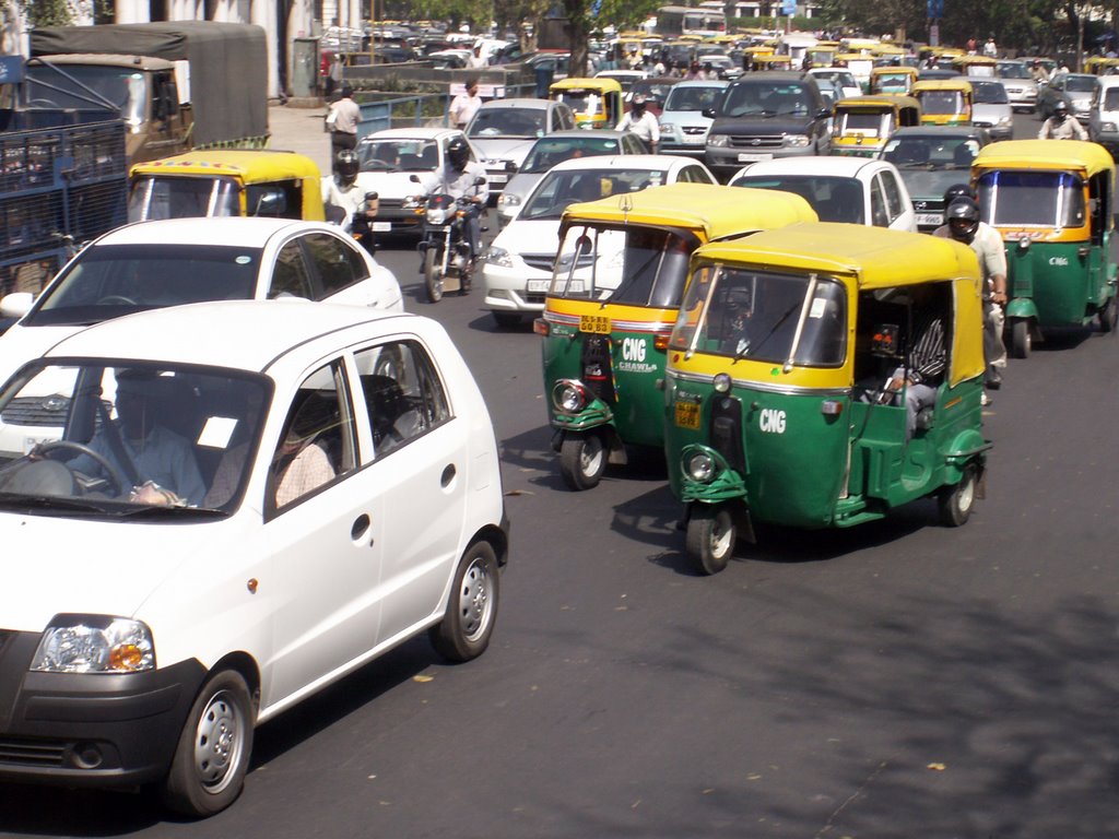 New Delhi traffic, Дели