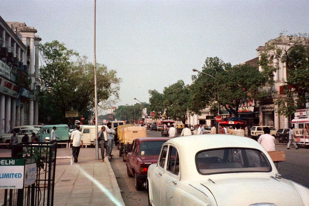 Delhi street, 1995, Дели