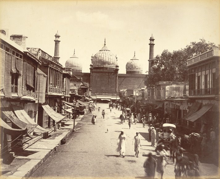 Chawri Bazar in 1870, Дели