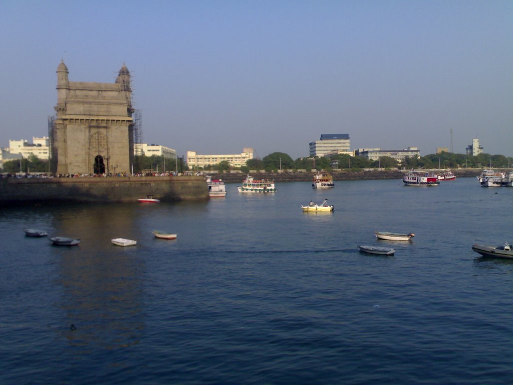 Gateway of India with Sea face View, Бомбей