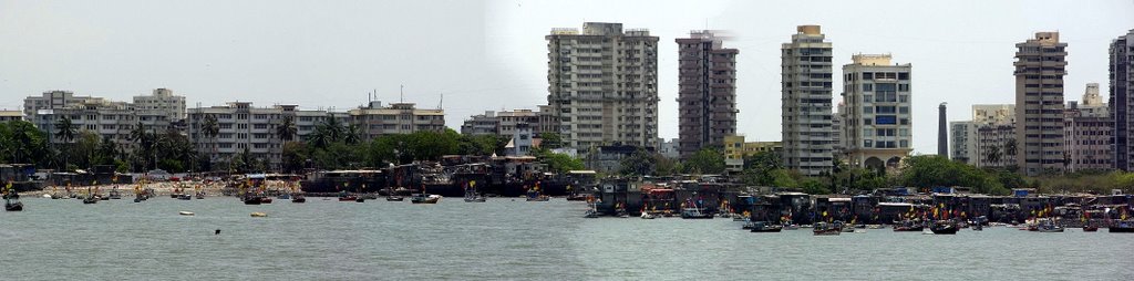 Mumbai impressions 7 >fisher village<, Бомбей