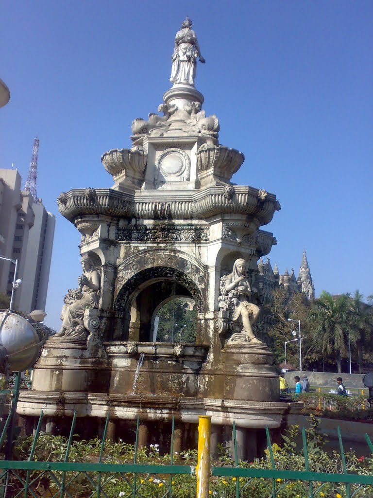 Flora Fountain, Бомбей