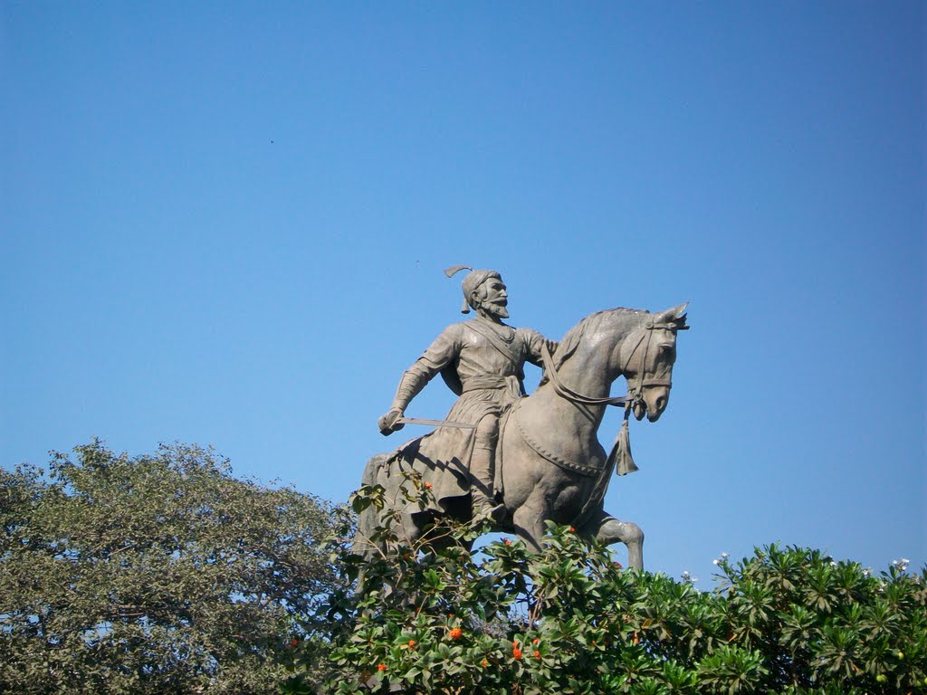 Chatrapati Shivaji Maharaj Statue - Marina Gate - Mumbai - INDIA, Бомбей