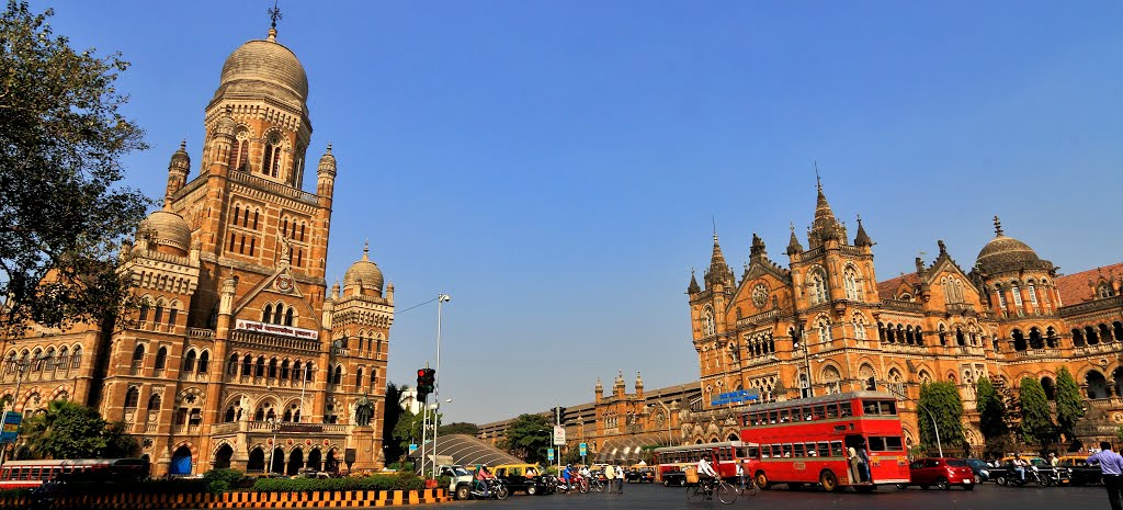 One of Mumbais best panoramic views, Бомбей
