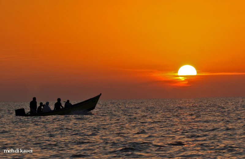 سواحل خزر caspian sunset, Бабол