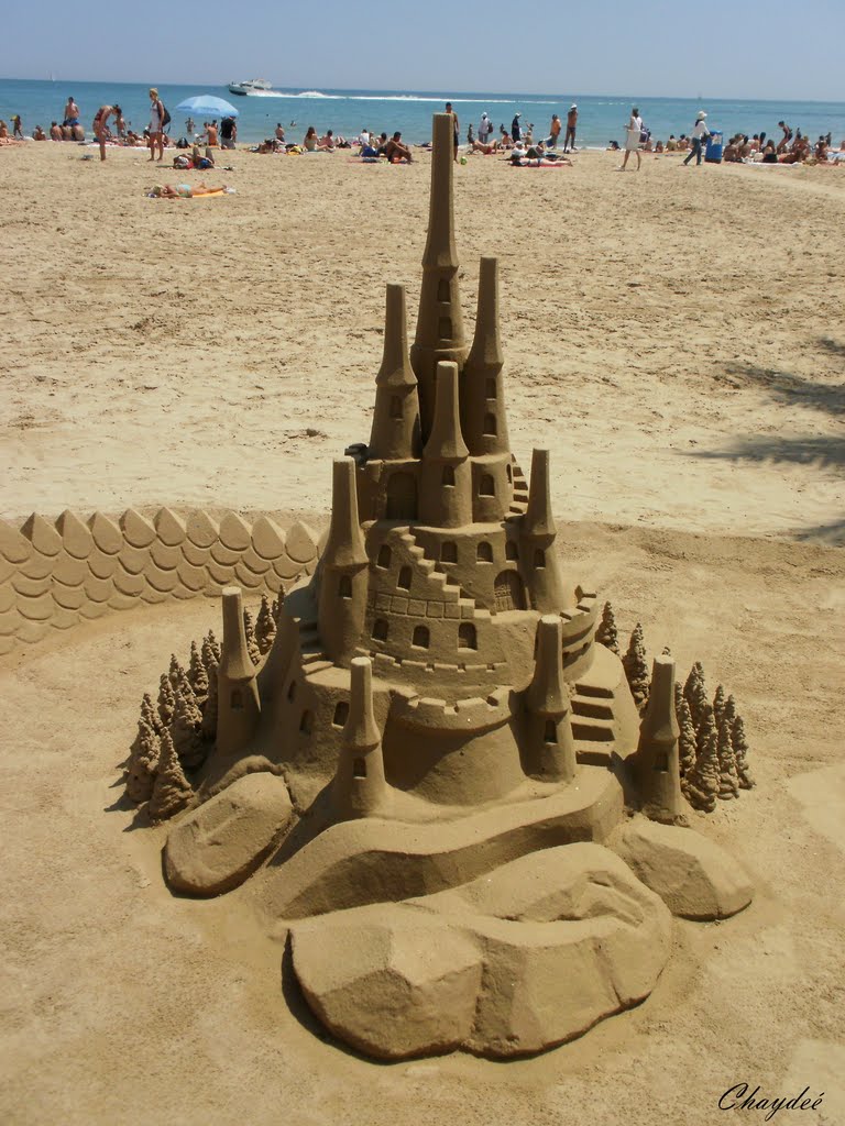 "Castillo en la playa del  Postiguet". Alicante., Алкантара