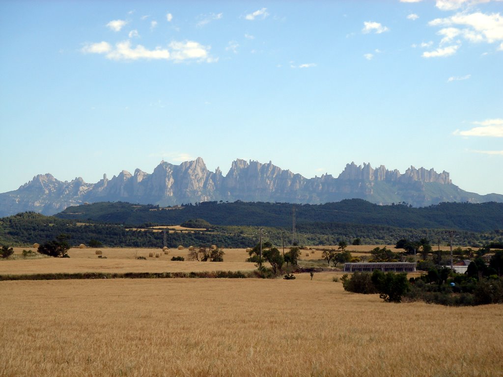 Vista de les muntanyes de Montserrrat (www.guiamanresa.com), Манреса