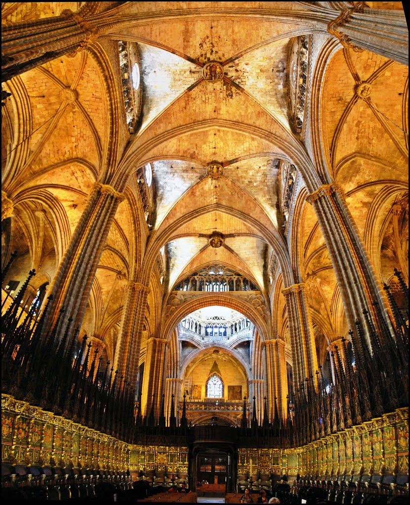 Barcelona Cathedral -  Pla de la Seu - El Barri Gotic - Catalunya - Spain - [By Stathis Chionidis], Тарраса
