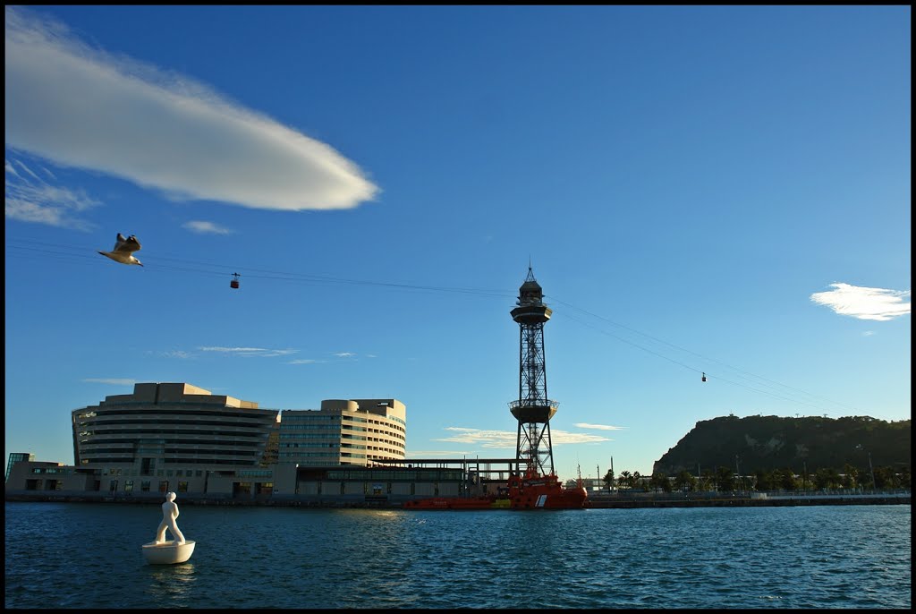 Barcelona Port View - World Trade Center & Teleferico - [By Stathis Chionidis], Тарраса