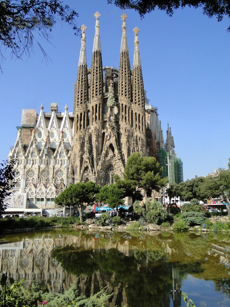Sagrada Família, Plaça de Gaudí, Barcelona, Тарраса