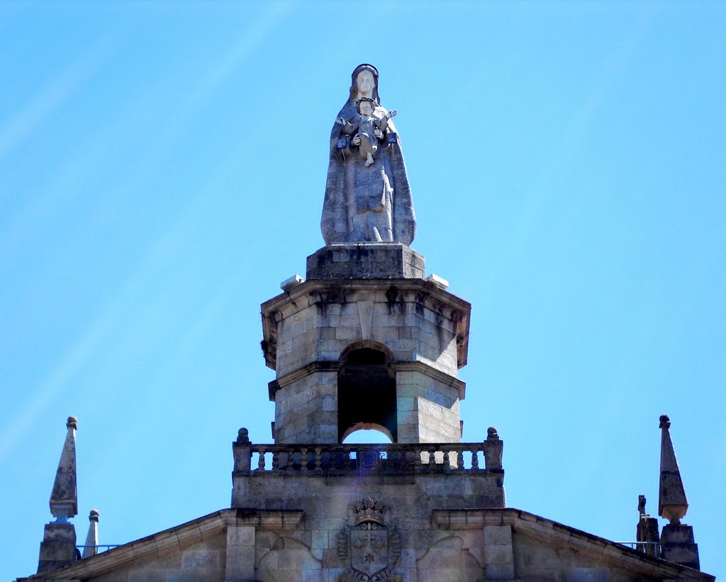 Imagen de la Virgen. Iglesia de Nuestra Señora del Carmen. Vigo. Galicia.  España., Виго