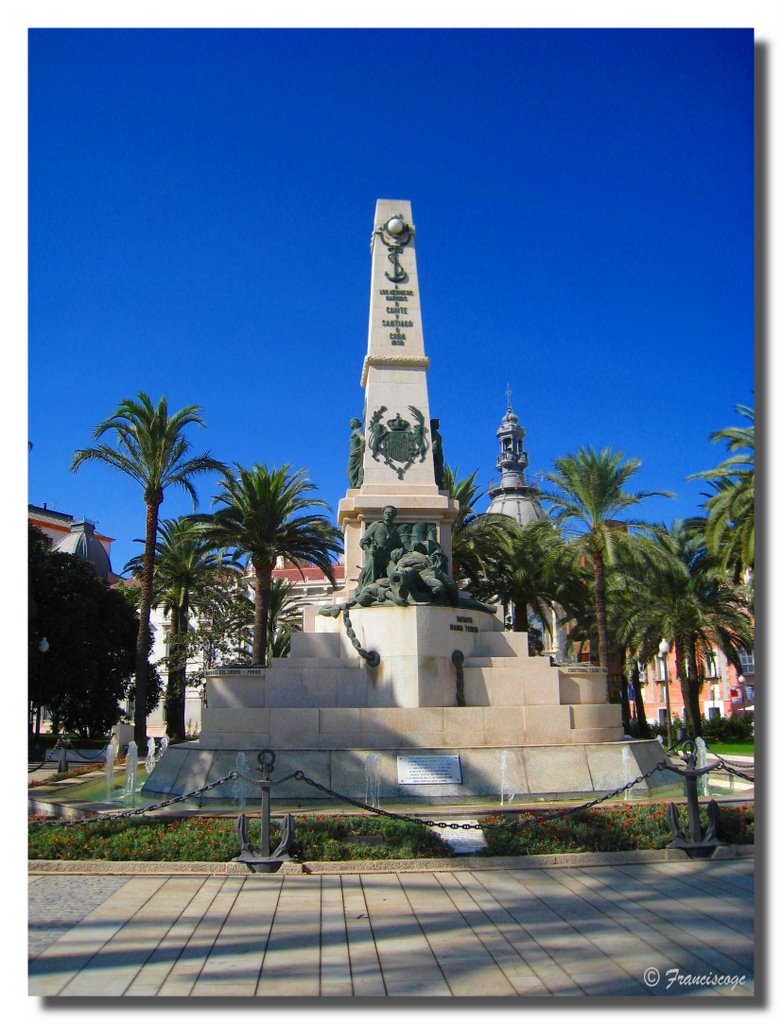 Cartagena- Monumento a los Héroes de Cuba y Cavite......{by FranciscoGC}, Картахена