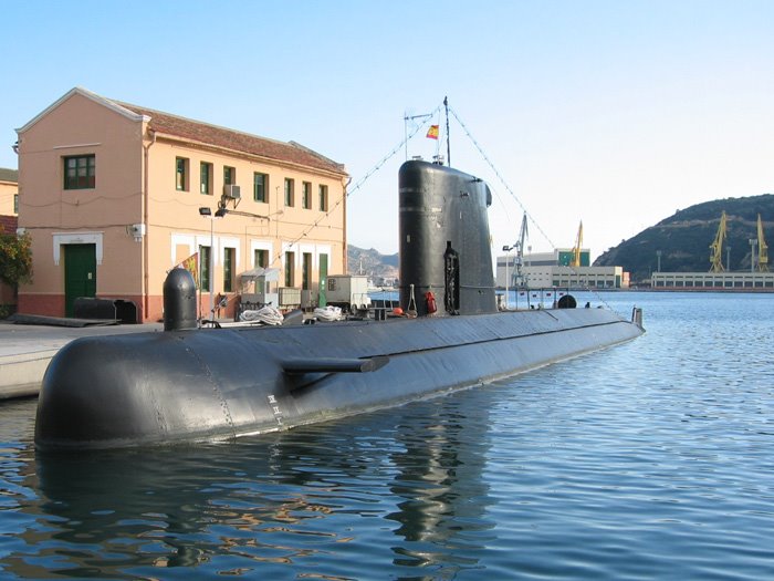 Submarino en el Arsenal, Картахена