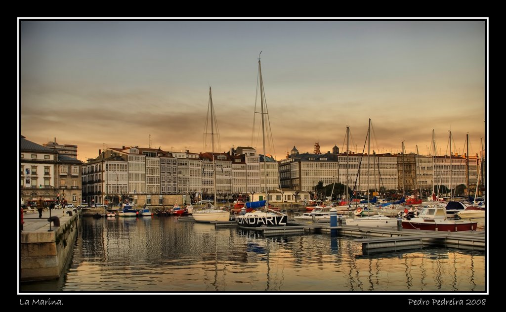 Panoramica. Atardece en La Coruña, Ла-Корунья