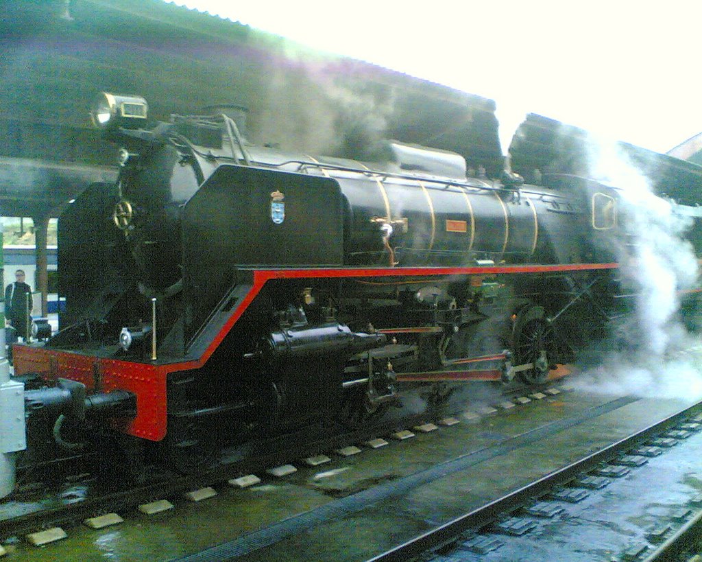 Locomotora de vapor en La Coruña, Ла-Корунья