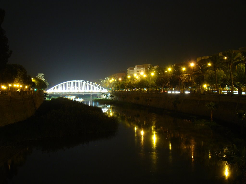 Rio Segura de noche, Мурсия