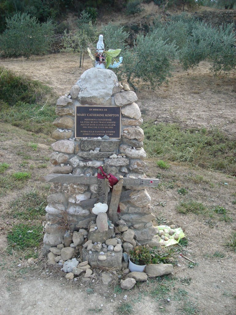 ·˙·CaminoUli2008·.· Villatuerta - Memorial for Mary Catherine Kimpton - click in for more info, Наварра